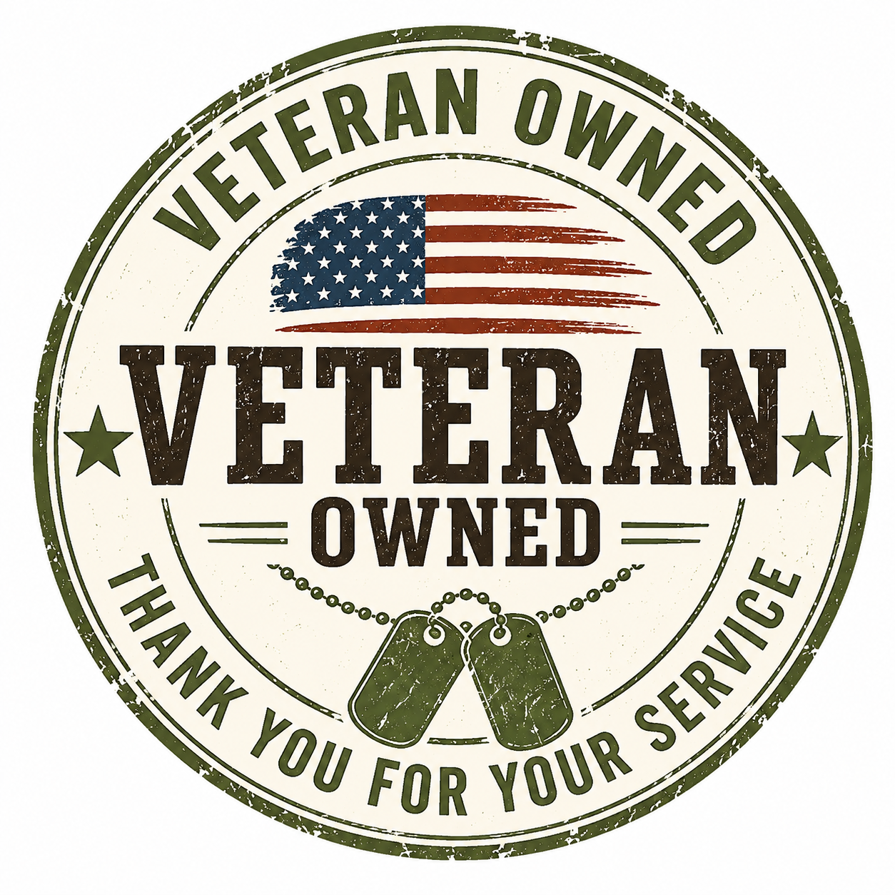 Veteran Owned and Family Operated emblem