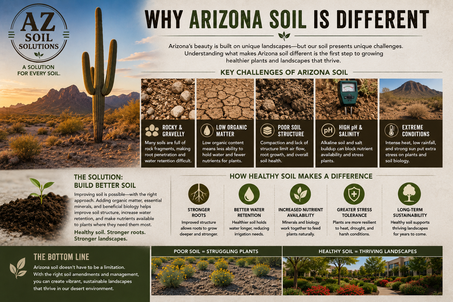Why Arizona Soil Is Different infographic